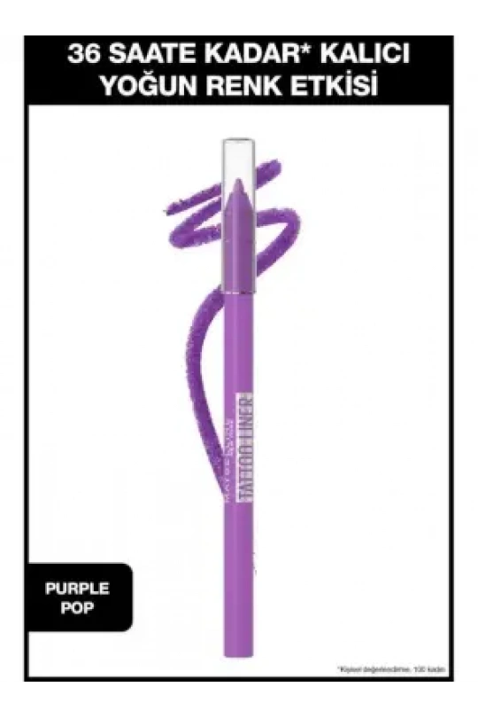 Maybelline New York Tattoo Liner Jel Göz Kalemi - 801 Purple Pop