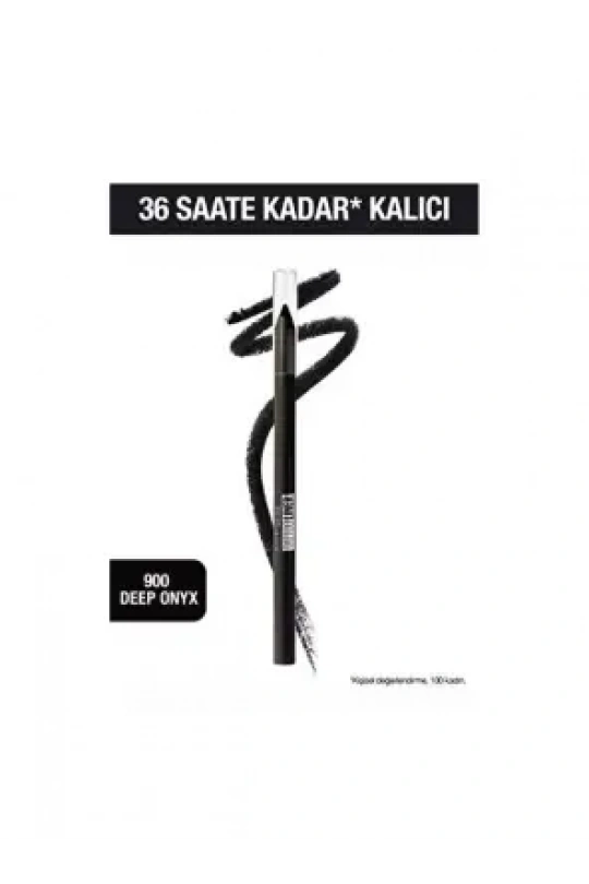 Maybelline New York Tattoo Liner Jel Göz Kalemi - 900 Deep Onyx -Siyah-
