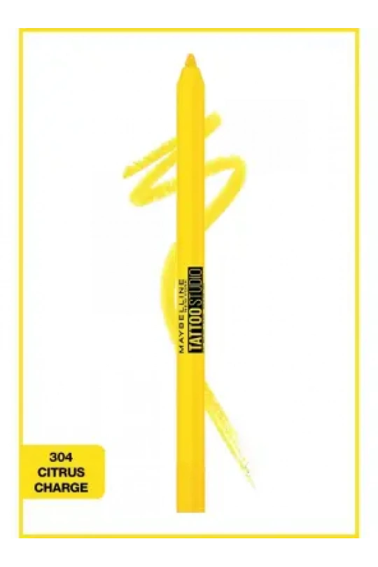 Maybelline New York Tattoo Liner Jel Göz Kalemi - Citrus Charge - 304