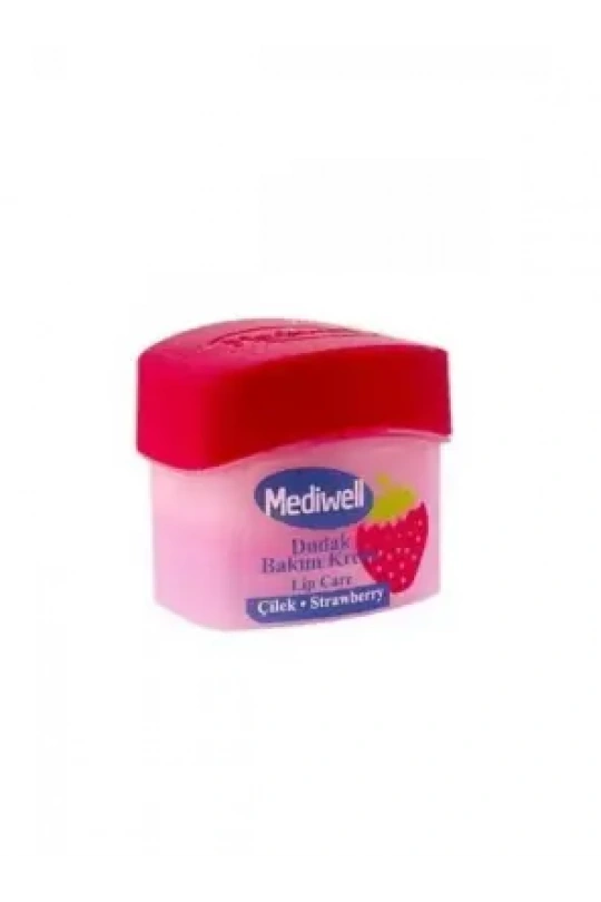 Mediwell Dudak Bakım Kremi - Çilek 5ml