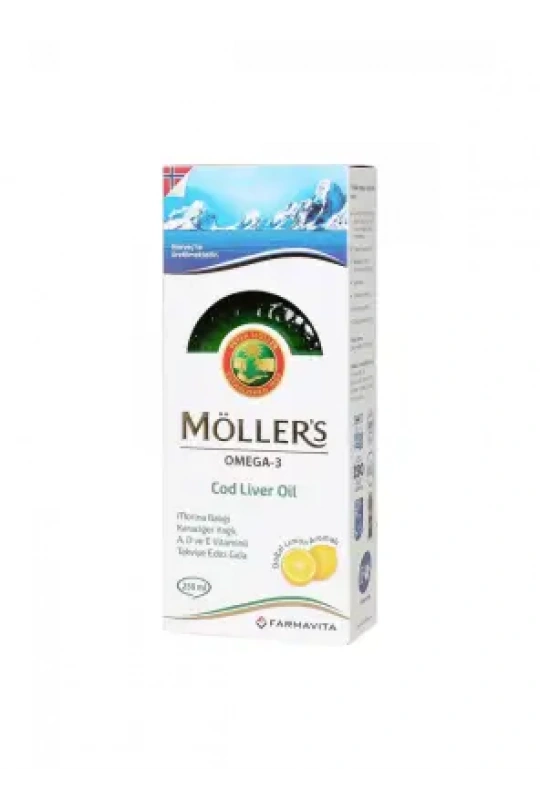 Möllers Omega Şurup Limon Aromalı 250 ml