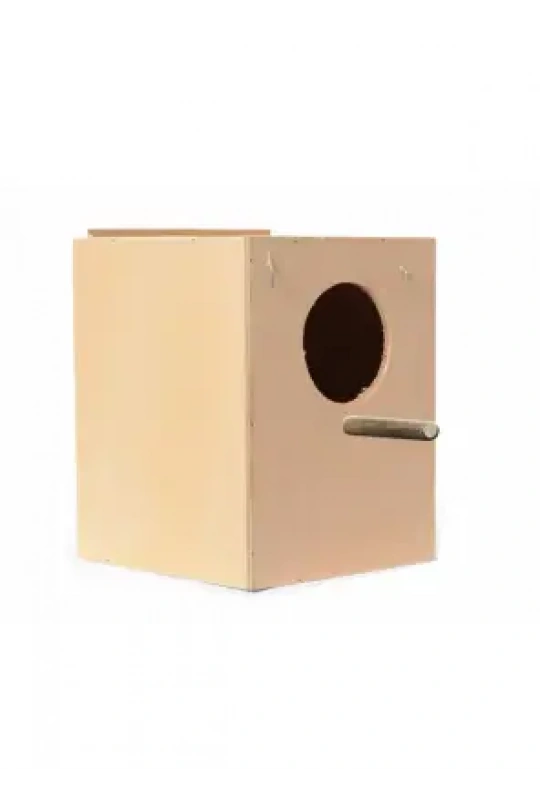 Muhabbet Kuşu Yuvalık Ahşap Büyük