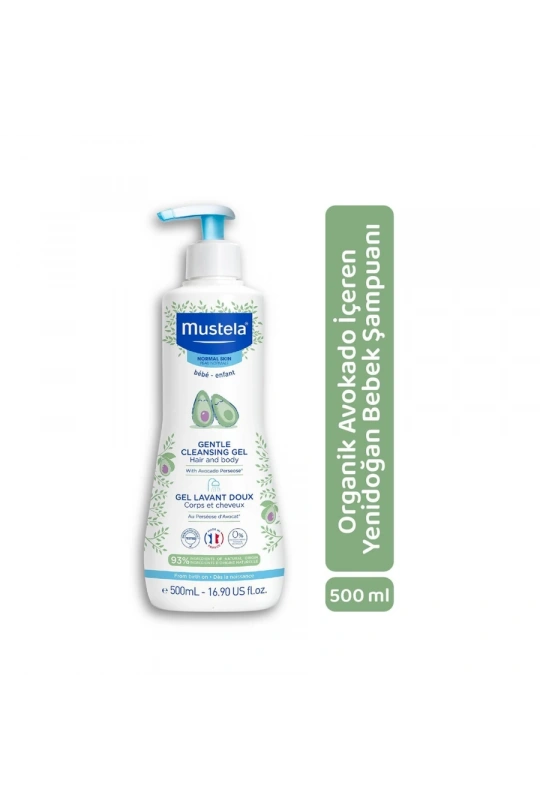 Mustela Gentle Cleansing Gel 500 ml Yenidoğan Bebek Şampuanı
