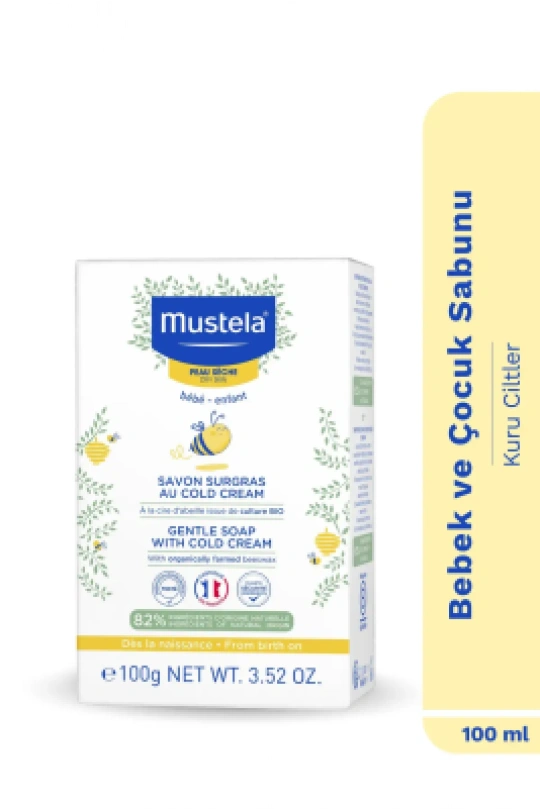 Mustela Gentle Soap With Cold Cream 100 gr Besleyici Sabun