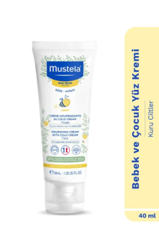 Mustela Nourishing Cream With Cold Cream Face 40 ml Yüz Kremi