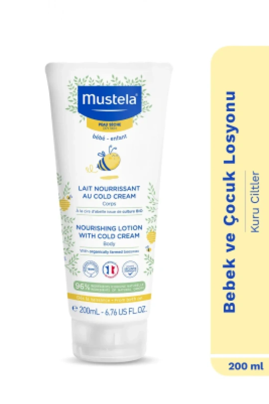 Mustela Nourishing Lotion With Cold Cream Vücut Losyonu 200 ml