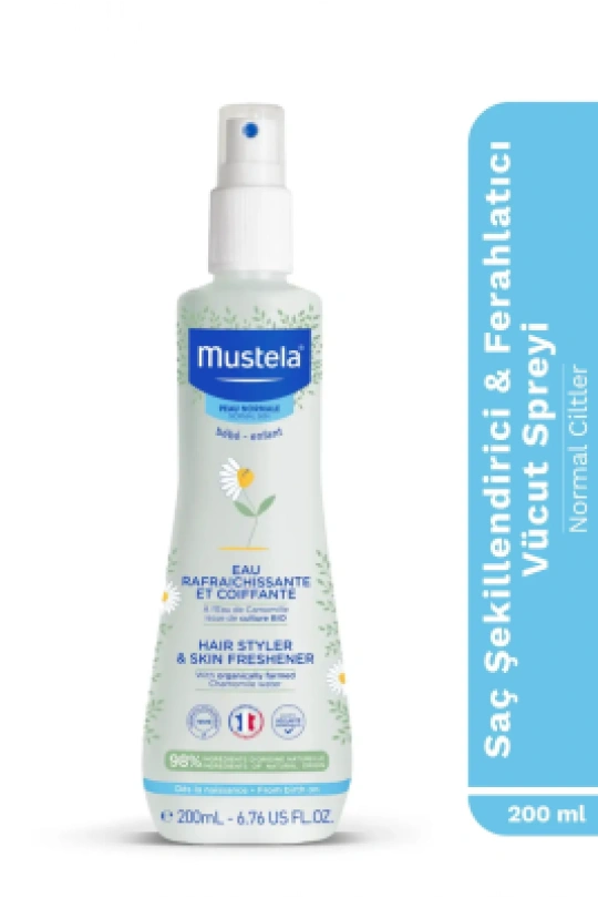 Mustela Skin Freshener Hair & Body Saç ve Vücut Spreyi 200 ml