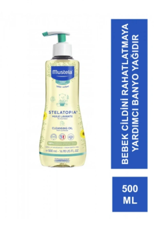 Mustela Stelatopia Cleansing Oil 500 ml Temizleme Yağı