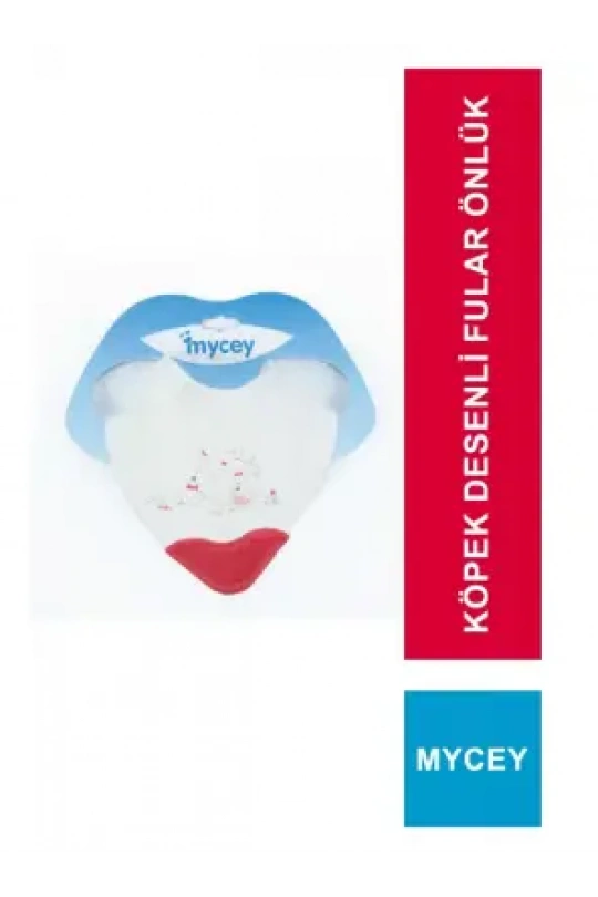 Mycey Diş Kaşıyıcılı Fular Önlük - Köpek Aşkı