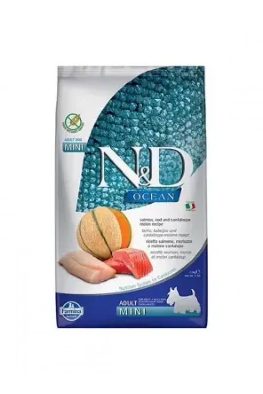 N&D Ocean Somon,Mor.&Kavun Adult Mini 2,5 Kg
