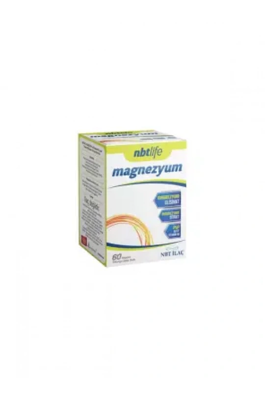 Nbt Life Magnezyum P5P Vitamin B6 60 Kapsül