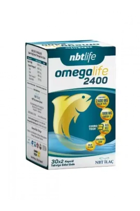 Nbt Life Omegalife 2400mg 60 Kapsül