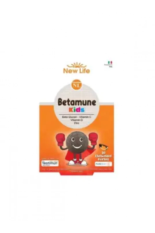New Life Betamune Kids 30 Çiğneme Tableti