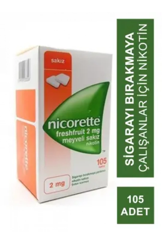 Nicorette Freshfruit 2 Mg Meyveli 105 Sakız