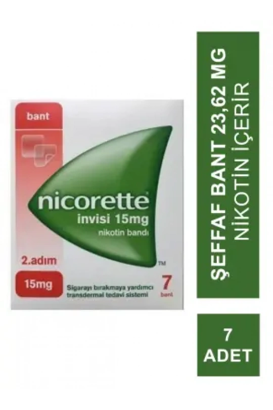 Nicorette İnvisi 2.Adım15 Mg 7 Nikotin Bandı