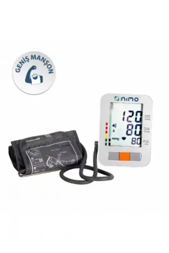 Nimo Med Tam Otomatik Türkçe Konuşan Koldan Ölçer Tansiyon Aleti - HKDK-01-