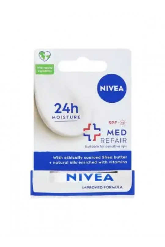 Nivea Lip Med Repair SPF 15 Dudak Bakım Kremi 4,8gr