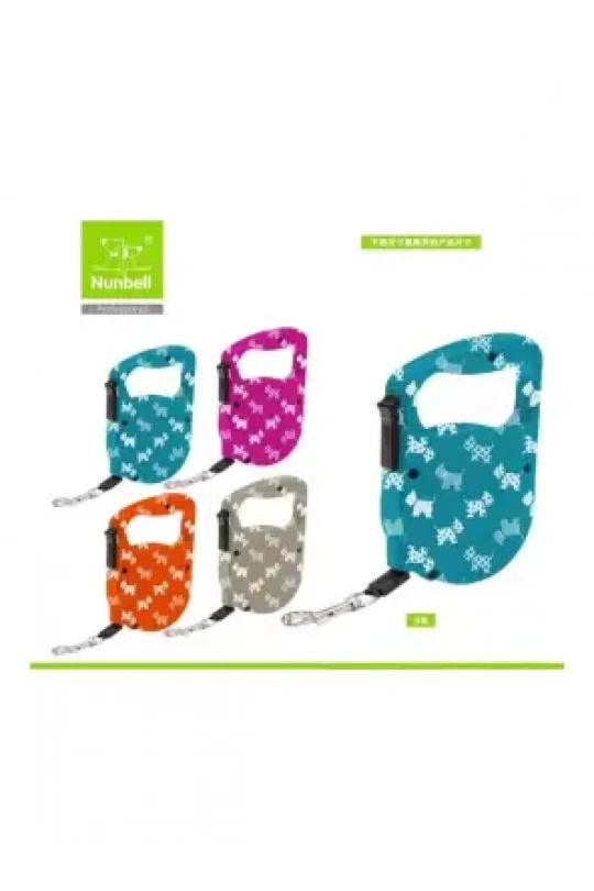 Nunbell Otamatik Tasma Şerit 3Mt (Köpek Desenli)