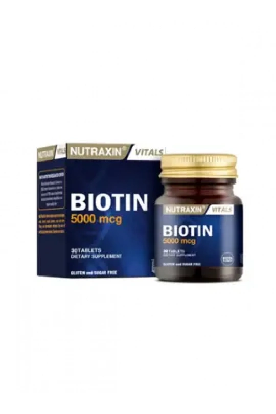 Nutraxin Biotin 5000 mcg 30 Tablet
