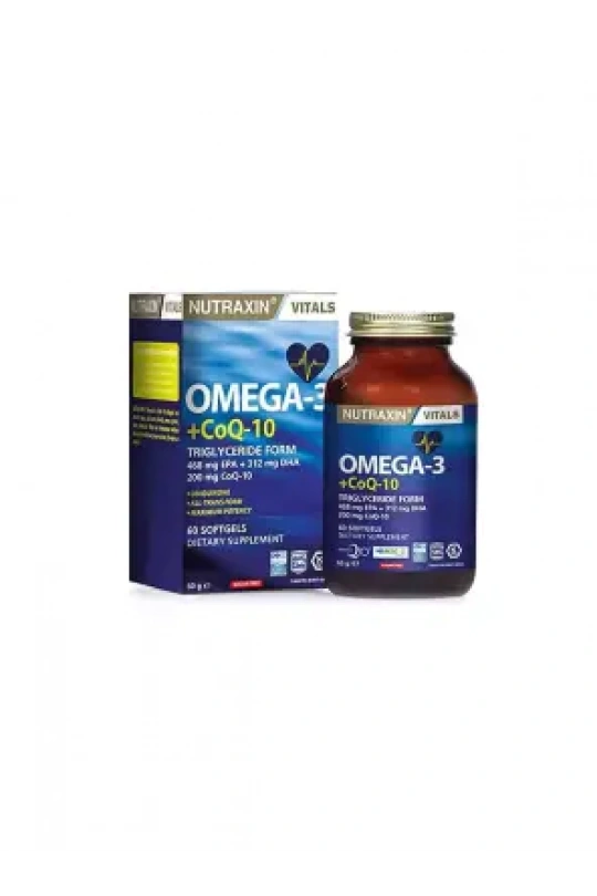 Nutraxin Omega 3 + CoQ-10 60 Kapsül