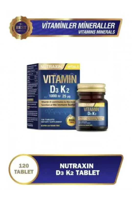 Nutraxin Vitamin D3K2 120 Tablet