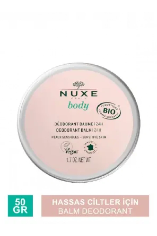 Nuxe Body Deodorant Balm -Krem Deodorant-50gr
