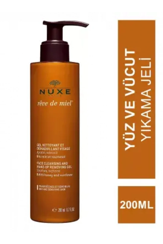 Nuxe Reve de Miel Gel Nettoyant Visage 200 ml
