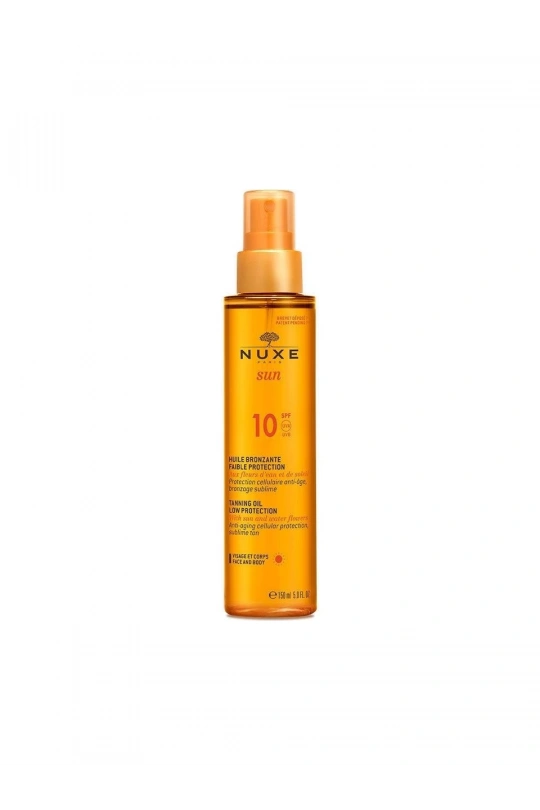 Nuxe Sun Spf 10 Güneş Bronzlaştırıcı Yüz ve Vücut Yağı