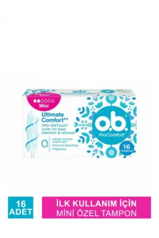 O.B. Pro Comfort Mini Tampon Light Days 16 Adet