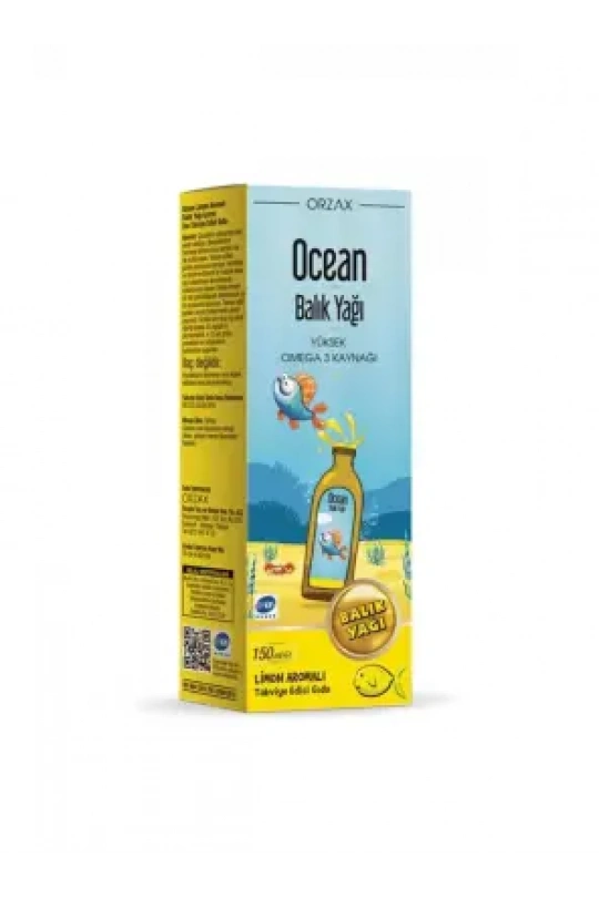 Ocean Balık Yağı Şurubu Limon Aromalı 150ml