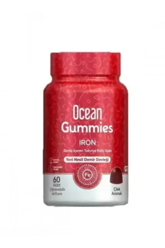 Ocean Gummies İron - Demir - 60 Yumuşak Tablet