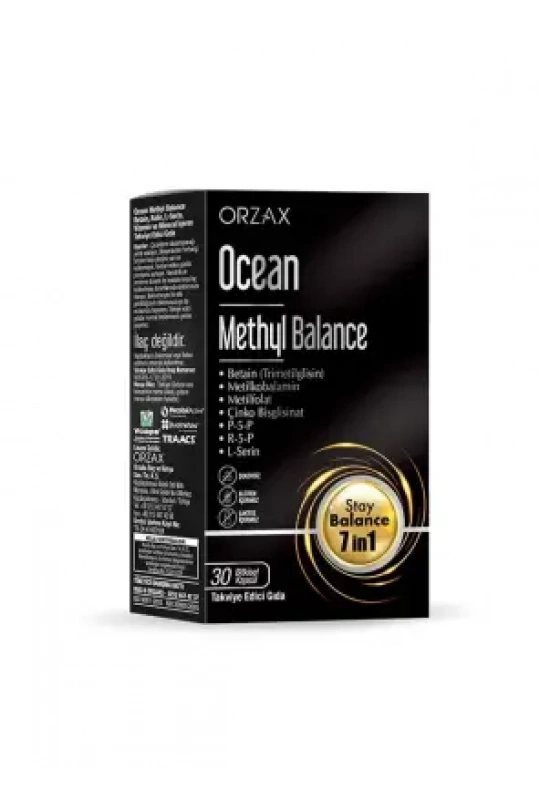 Ocean Methyl Balance Takviye Edici Gıda 30 Kapsül