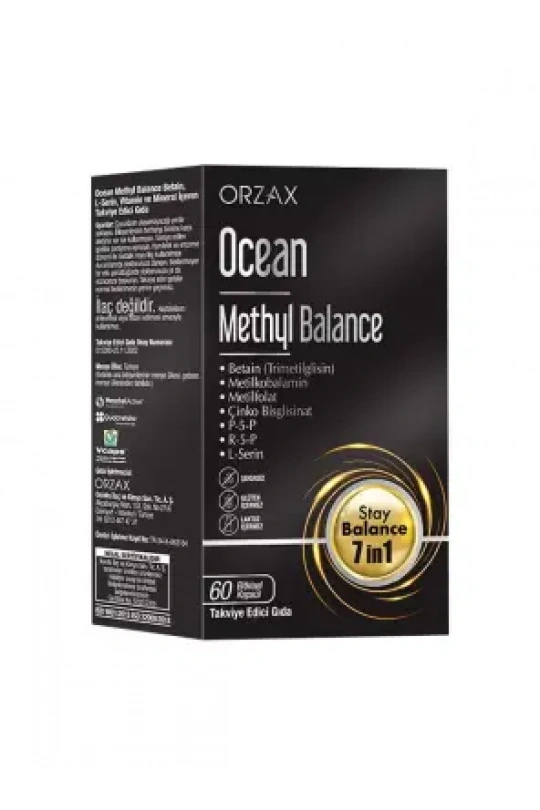 Ocean Methyl Balance Takviye Edici Gıda 60 Kapsül