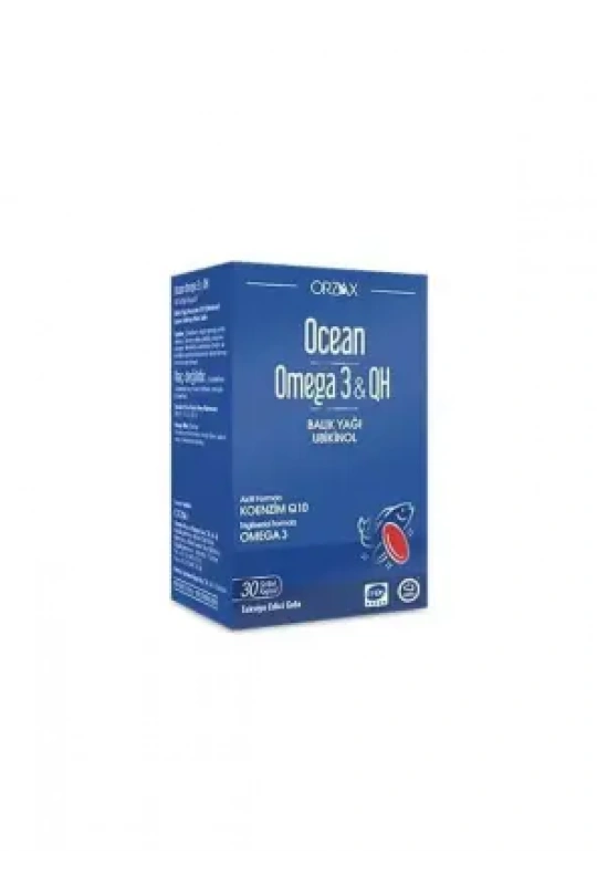 Ocean Omega 3 & QH Takviye Edici Gıda 30 Kapsül