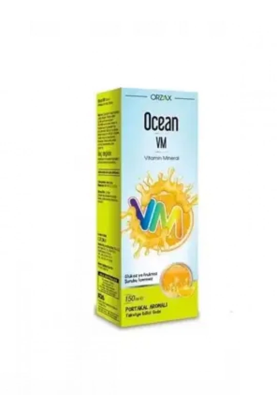 Ocean VM Vitamin Mineral Şurup Portakal Aromalı 150 ml