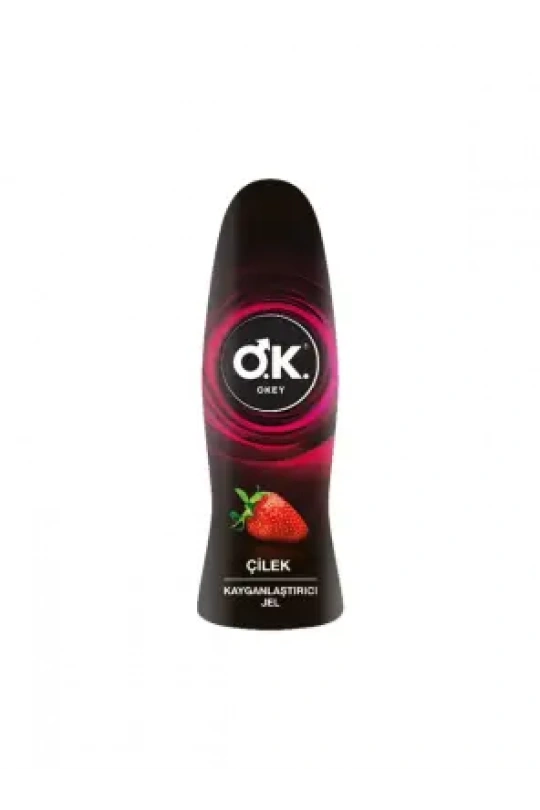 Okey Çilek Aromalı Kayganlaştırıcı Jel 50 ml