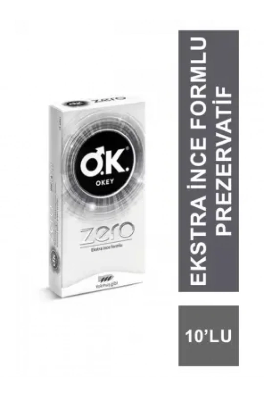 Okey Zero Ekstra İnce Formlu Prezervatif 10lu