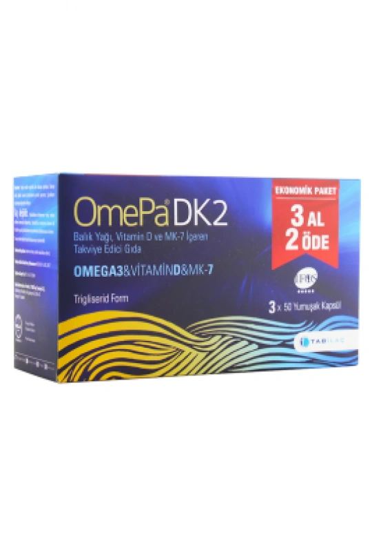 Omepa DK2 50 Kapsül 3 Al 2 Öde