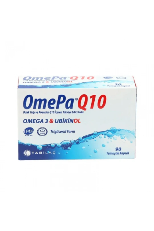 Omepa-Q10 Omega3 Ubiquinol 90 Kapsül
