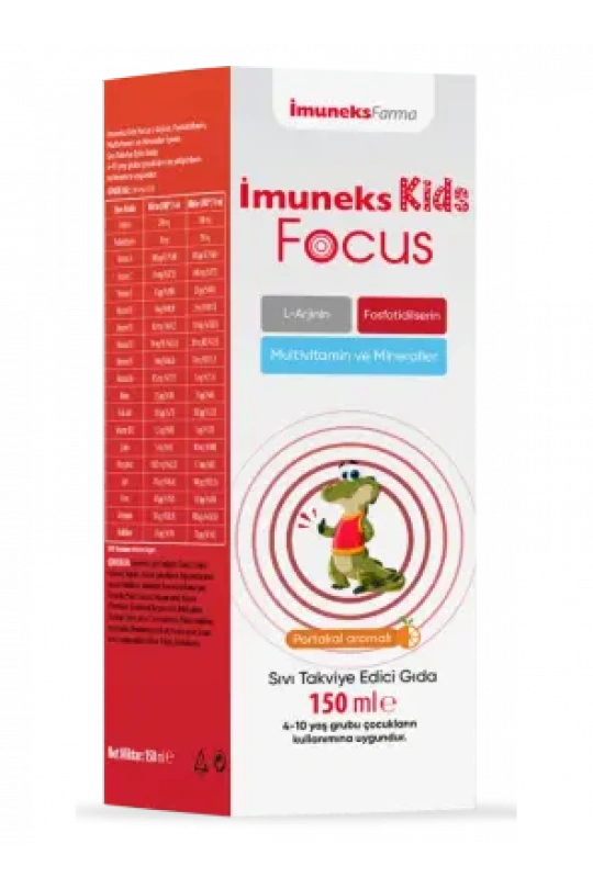 Outlet - İmuneks Kids Focus 150 ml