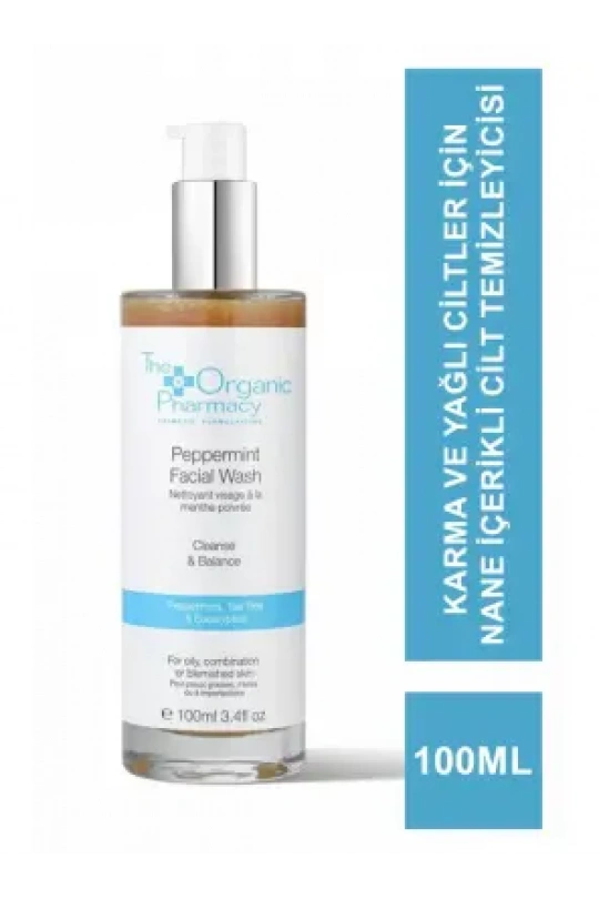 Outlet - The Organic Pharmacy Peppermint Facial Wash 100ml