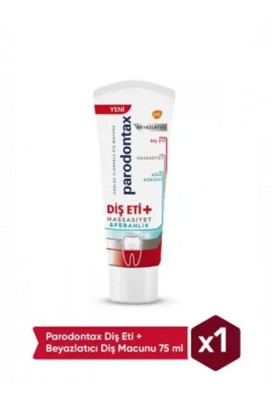 Parodontax Diş Eti & Hassasiyet & Ferahlık & Beyazlatıcı Diş Macunu 75ml