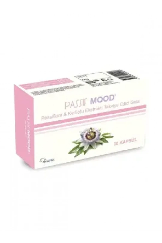 Passif Mood Passiflora Ekstraktı Takviye Edici Gıda 30 Kapsül