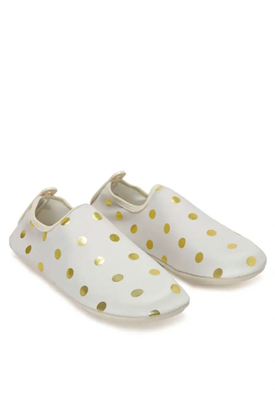 Peluche Kadın Deniz Ayakkabısı - Altın Benek