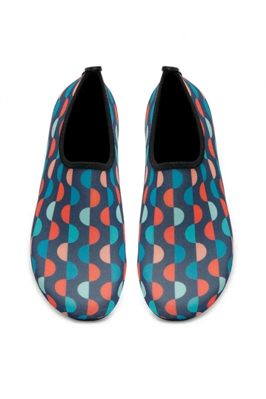 Peluche Kadın Deniz Ayakkabısı - Yarım Daire