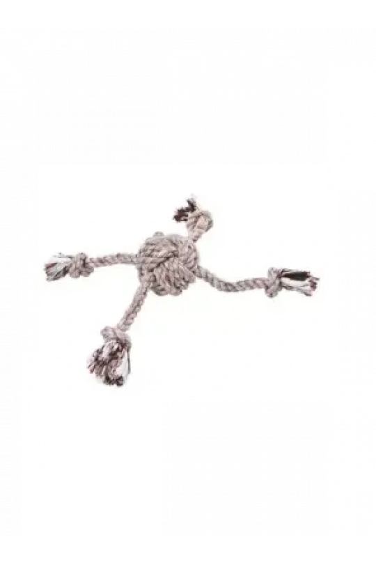 Pet Ing Halat İpli Kahverengi Köpek Oyuncağı 8X32cm