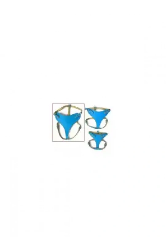 Petningbo Üçgen Deri Köpek Göğüs Tasması