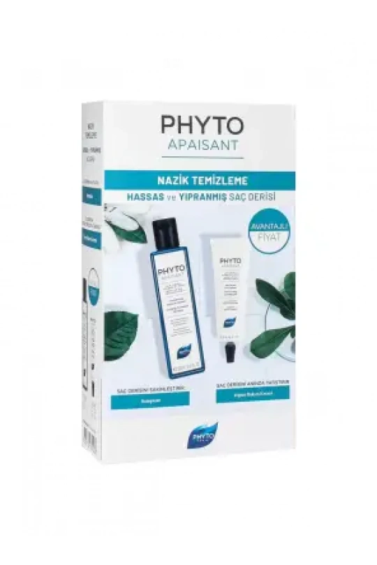 Phyto Apaisant Nazik Temizleme Saç Bakım Seti - Şampuan + Krem -
