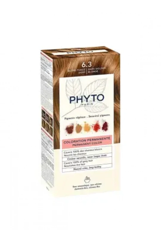 Phyto Color Bitkisel Saç Boyası 6.3 - Koyu Kumral Dore