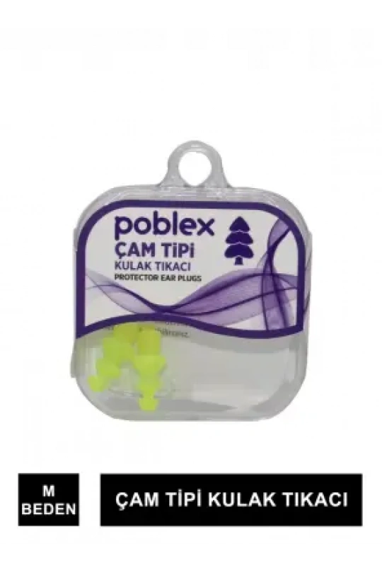 Poblex Çam Tipi Kulak Tıkacı - M -